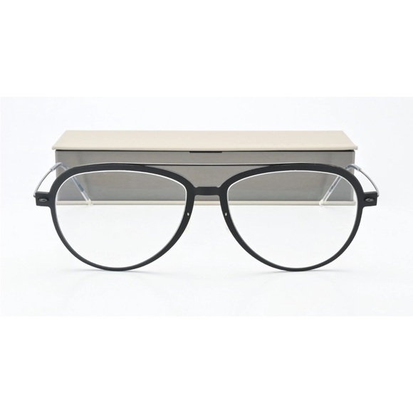 Lindberg Glasses Frame Now 6547 55-16 D16/PU9 TB 140 PU9 Titan Wire Black Coal - Picture 2 of 10